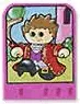 Story Builder Pink Palace Card with Boy in Red Shirt Pattern