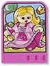 Story Builder Pink Palace Card with Girl in Pink Dress Pattern