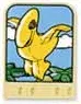 Story Builder Meet the Dinosaurs Card with Yellow Pteranodon Pattern