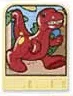 Story Builder Meet the Dinosaurs Card with Red Dinosaur Pattern