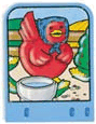 Story Builder Farmyard Fun Card with Hen, Bucket of Water, and Corn Pattern