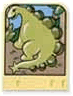 Story Builder Meet the Dinosaurs Card with Green Dinosaur Pattern