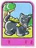 Story Builder Pink Palace Card with Cat Pattern