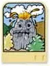 Story Builder Meet the Dinosaurs Card with Rock with Face Pattern