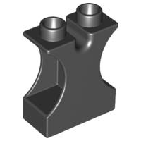 Duplo, Brick 1 x 2 x 2 with Side Cutouts and Channel in Top