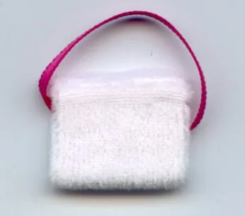 Belville, Clothes Hand Warmer / Muffs with Dark Pink Strap