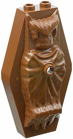 Container, Coffin Lid with Vampire Relief