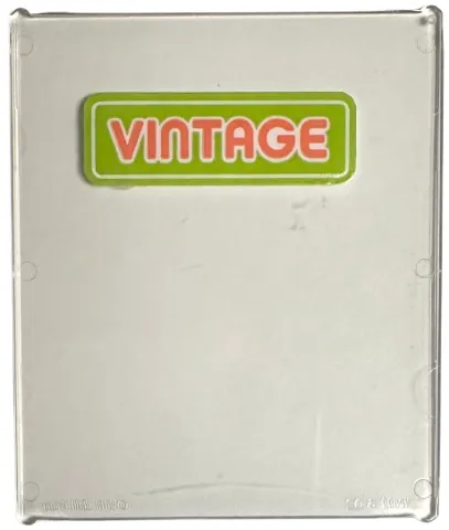 Glass for Window 1 x 6 x 6 Flat Front with Lime Green Sign with Coral 'VINTAGE' Pattern (Sticker) - Set 42614