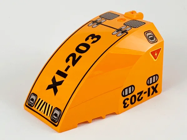 Windscreen 8 x 6 x 4 Canopy with Hinge and Helicopter 'XI-203' Pattern