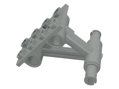 Plate, Modified 2 x 4 Thin with Bottom Struts to Pins