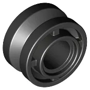 Wheel 11mm D. x 8mm with Center Groove, 4 Spokes