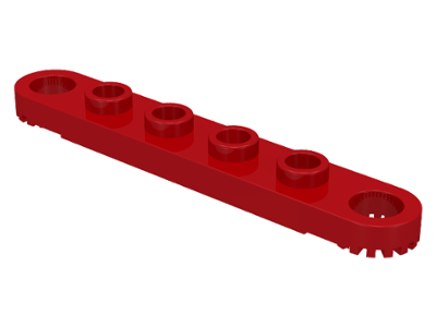 Technic, Plate 1 x 6 with Toothed Ends
