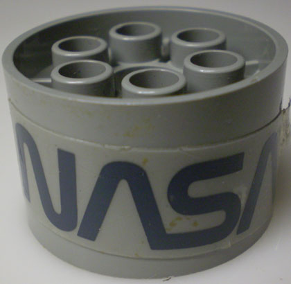 Wheel 20 x 30 Technic with NASA Pattern (Sticker) - Set 1682