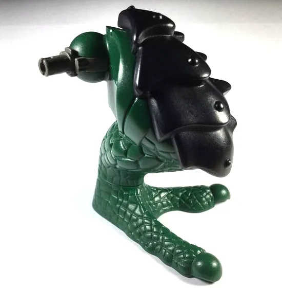 Galidor Limb Leg Euripides, Left with Black Armor and Dark Gray Rotation Joint Pin