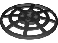 Dish 6 x 6 Inverted (Radar) Webbed - Type 2 (Underside Attachment Positions at 90 degrees)