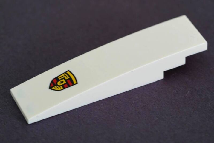 Slope, Curved 8 x 2 with Porsche Logo Pattern