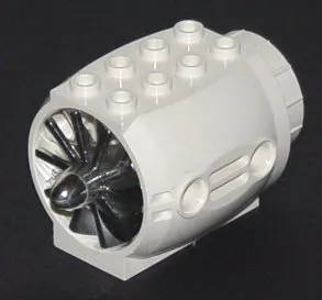 Engine, Large with Chrome Silver Center (43121 / x577)