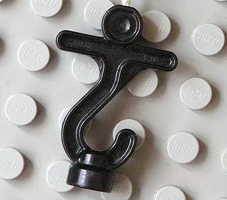 Duplo Winch Thick Hook Fixed with Stud Holder and Horizontal Bar