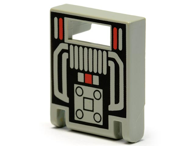 Container, Box 2 x 2 x 2 Door with Slot with M:Tron Pattern