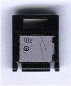 Container, Box 2 x 2 x 2 Door with Slot with Locker 102 Pattern (Sticker) - Set 6396