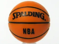 Ball, Sports Basketball with Black Lines, 'SPALDING', and 'NBA' Pattern