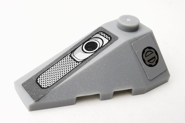 Wedge 4 x 2 Triple Left with Vents Pattern (Stickers) - Set 75910