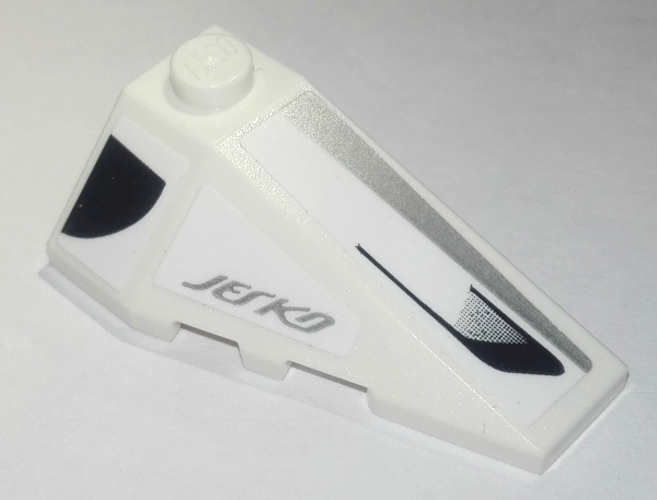 Wedge 4 x 2 Triple Right with Air Vents and 'JESKO' Pattern (Stickers) - Set 76900