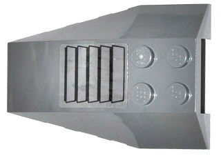 Wedge 6 x 4 Triple Curved with Air Vent Pattern (Sticker) - Set 60046