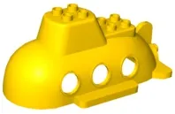 Duplo Submarine Hull 6 x 10 x 3 1/2 Top Section