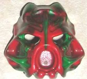Bionicle Mask Hau Nuva Poisoned - Green Stripe on Forehead