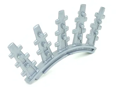 Bionicle Rahkshi Back Blade, 5 Spikes with Side Spokes (Vorahk)