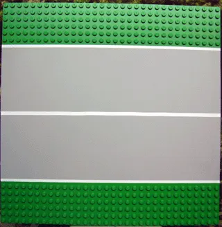 Baseplate, Road 32 x 32 6-Stud Straight with Plain Runway Pattern