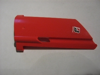 Technic, Panel Fairing #21 Large Long, Small Hole, Side B with Bridgestone Logo Pattern (Sticker) - Set 8386