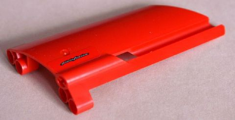 Technic, Panel Fairing #21 Large Long, Small Hole, Side B with 'pininfarina' Pattern (Sticker) - Set 8653