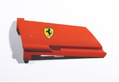 Technic, Panel Fairing #21 Large Long, Small Hole, Side B with Ferrari Logo Pattern (Sticker) - Set 8674