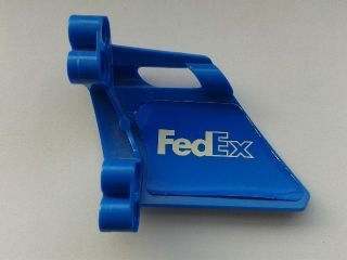 Technic, Panel Fairing #22 Large Short, Small Hole, Side A with 'FedEx' Pattern on Inside (Sticker) - Set 8461