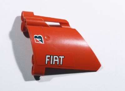 Technic, Panel Fairing #23 Large Short, Small Hole, Side B with Bridgestone and Fiat Logos Pattern (Sticker) - Set 8674