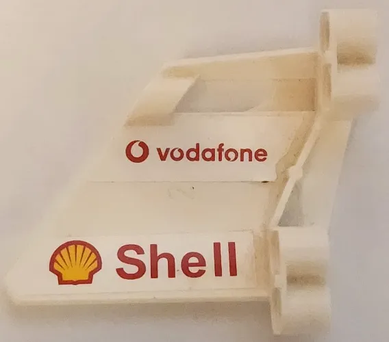 Technic, Panel Fairing #23 Large Short, Small Hole, Side B with Shell and Vodafone Logo Pattern (Stickers) - Set 8674