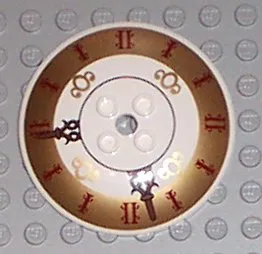 Dish 6 x 6 Inverted (Radar) - Hollow Studs with HP Clock Face Pattern