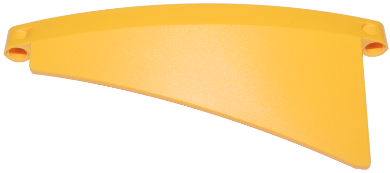 Technic, Panel Curved #54 5 x 13 Tapered Left, Ridged