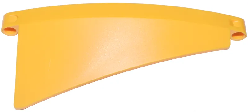 Technic, Panel Curved #55 5 x 13 Tapered Right, Ridged