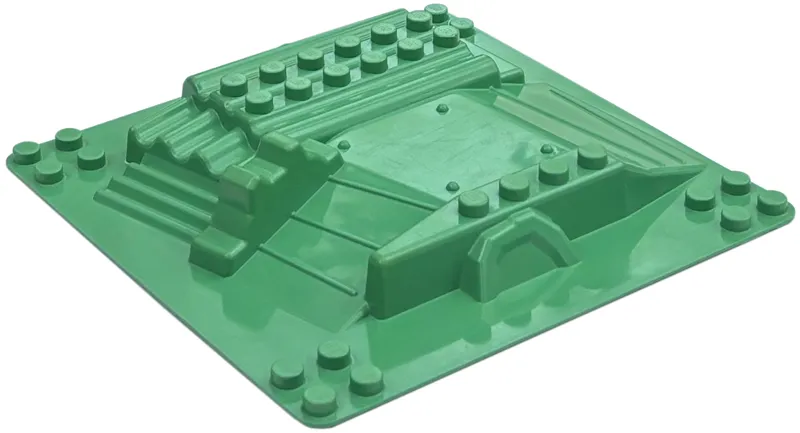 Duplo, Baseplate Raised 12 x 12 with 4 Studs in Each Corner