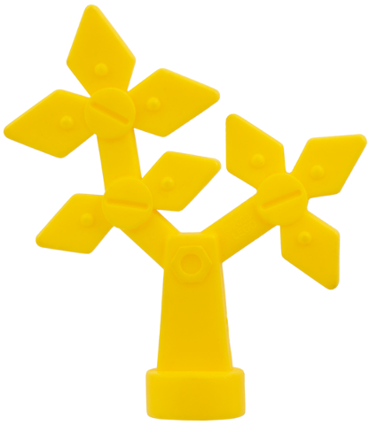 Duplo, Plant Flower Metal Design with 8 Petals (Little Robots)