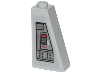 Slope 75 2 x 1 x 3 with SW Control Panel Pattern Model Left Side (Sticker) - Set 75171