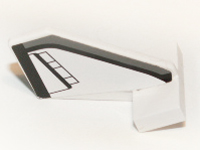 Tail Shuttle, Small with Space Shuttle Pattern on Both Sides (Stickers) - Set 7467