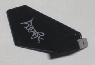 Tail Shuttle, Small with Space Police 3 White Random Damage Pattern on Right Side (Sticker) - Set 5970