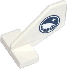 Tail Shuttle, Small with Arctic Explorer Logo Pattern on Both Sides (Stickers) - Sets 60036 / 60062