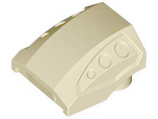 Slope, Curved 2 x 2 with Debossed Side Ports