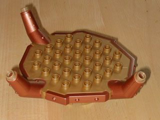 Duplo, Plant Tree House Roof Platform 10 x 10 with 3 Branches with Copper Edges Pattern