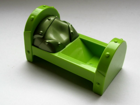 Duplo, Furniture Bed 3 x 5 x 2 1/2 (Little Robots)